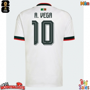 Mexico Alexis Vega #10 Replica Away Stadium Shirt World Cup 2026 Short Sleeve